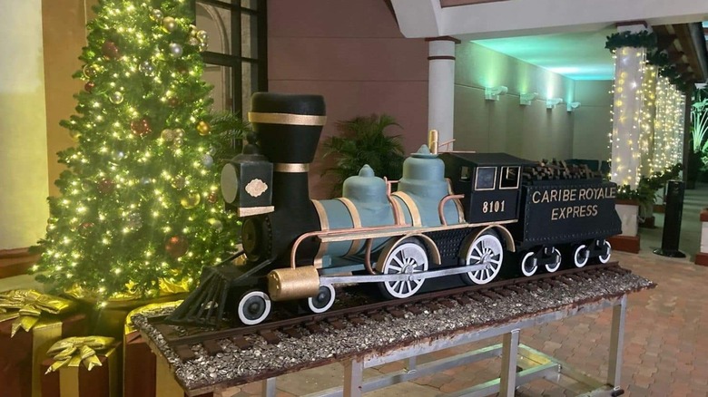 The chocolate Caribe Royal Express train