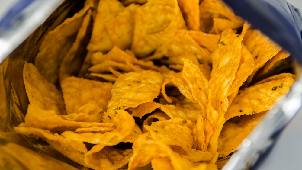 Bag of nacho Doritos