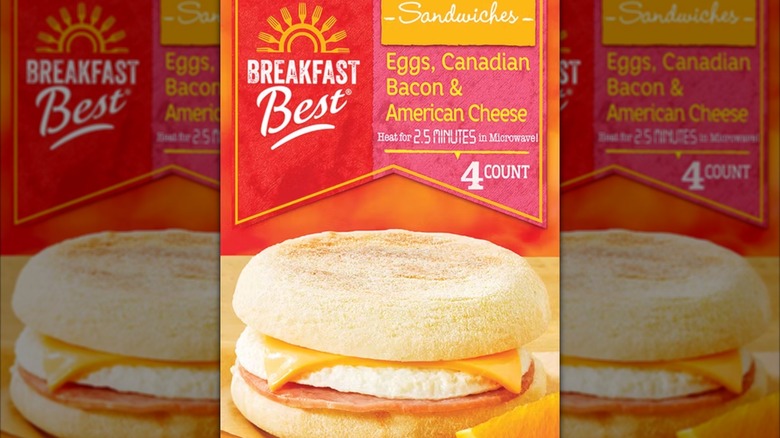 Aldi Breakfast Best muffin breakfast sandwich box