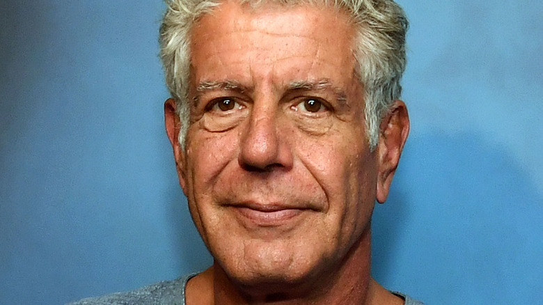 Anthony Bourdain close-up