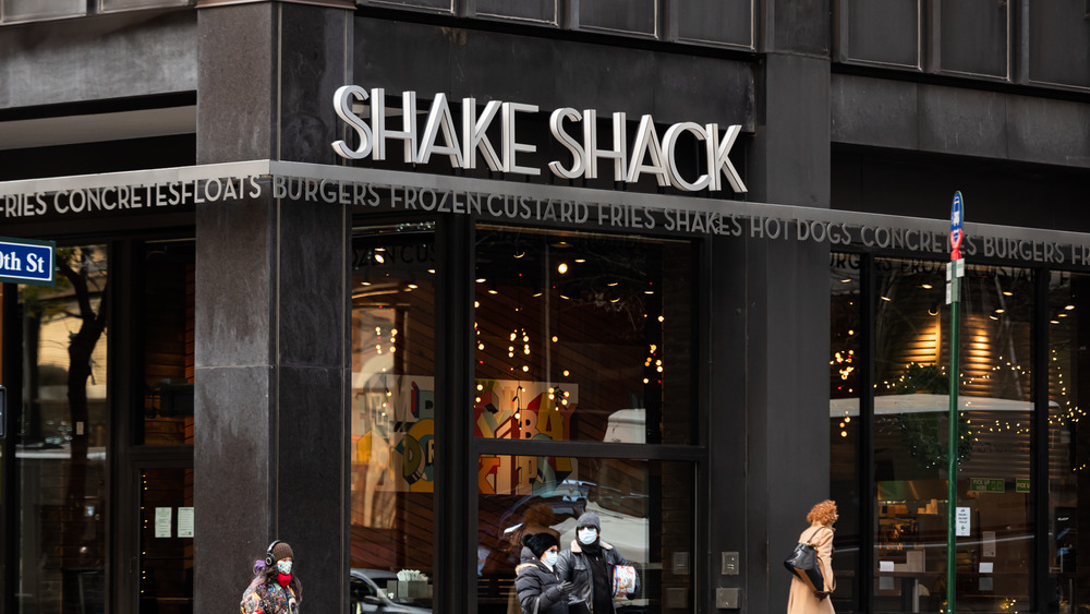 Outside of a Shake Shack