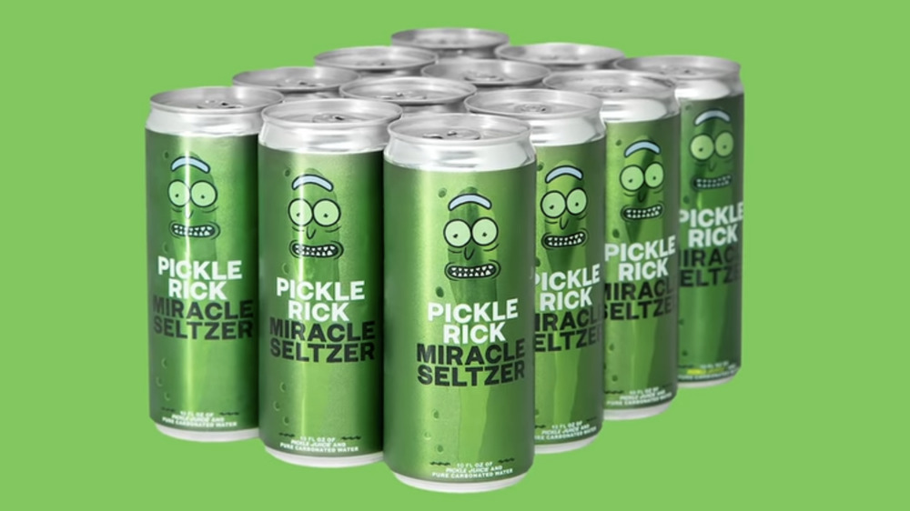 12-pack of Pickle Rick Miracle Seltzer