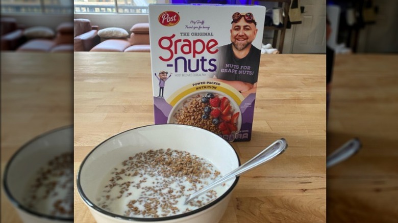 Duff Goldman Grape-Nuts box