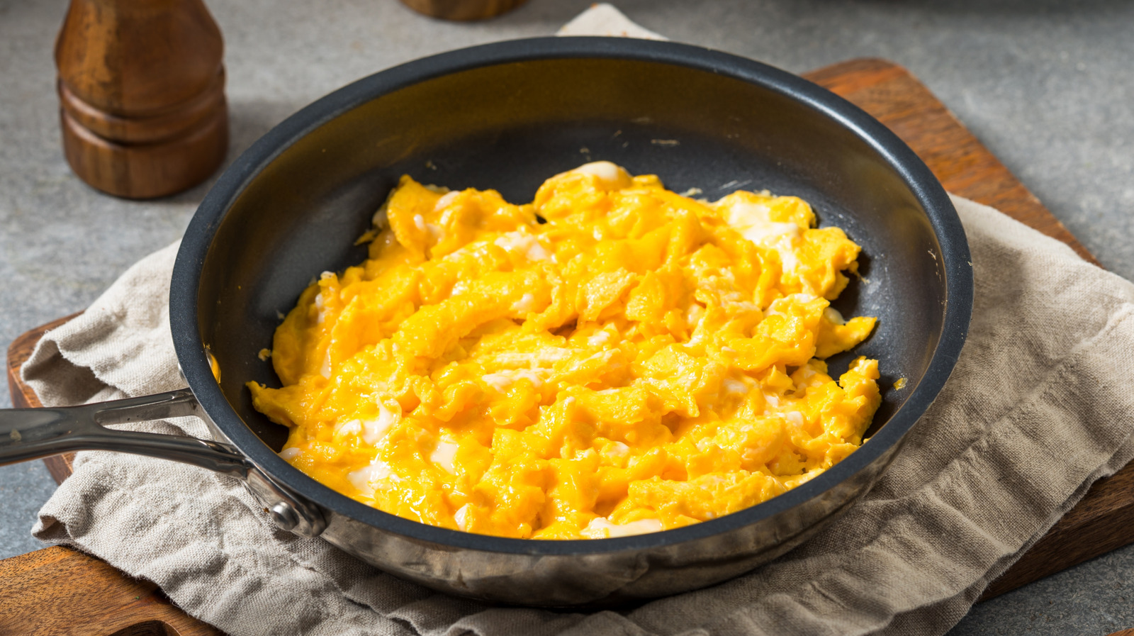 This Canned Pantry Staple Is The Key To More Flavorful Scrambled Eggs