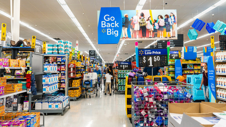 Sam's Club store aisle