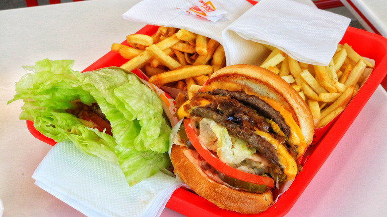 In-N-Out Burger food