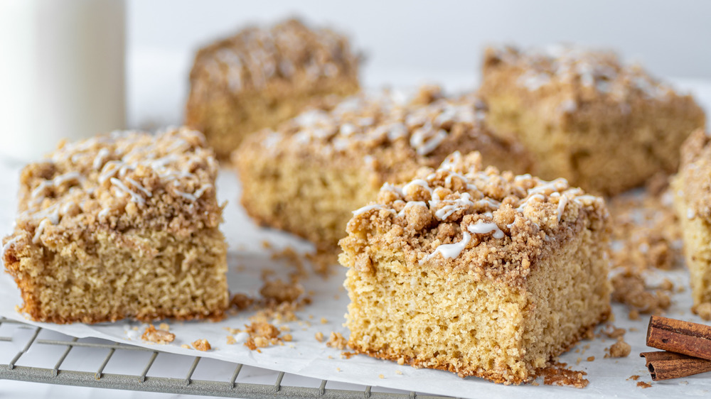 coffee cake recipe served