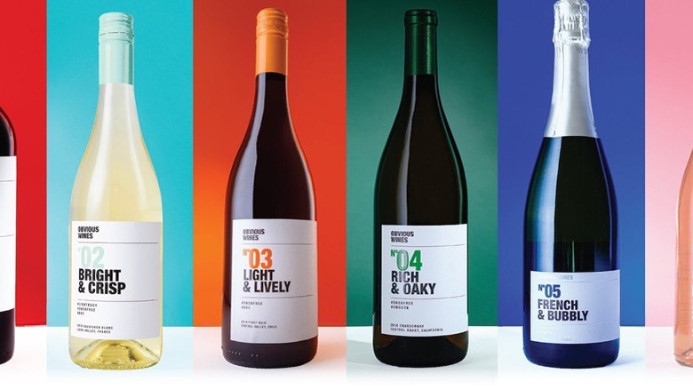 Bottles of wine from Obvious Wines