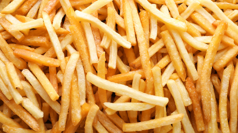 golden French fries