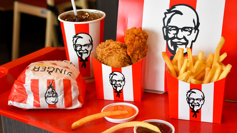 KFC menu items