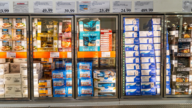 Costco frozen fish section