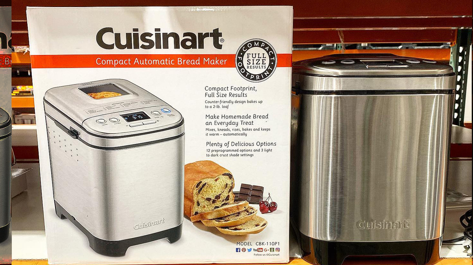 Cuisinart Bread Makers Compact Automatic Bread Maker 