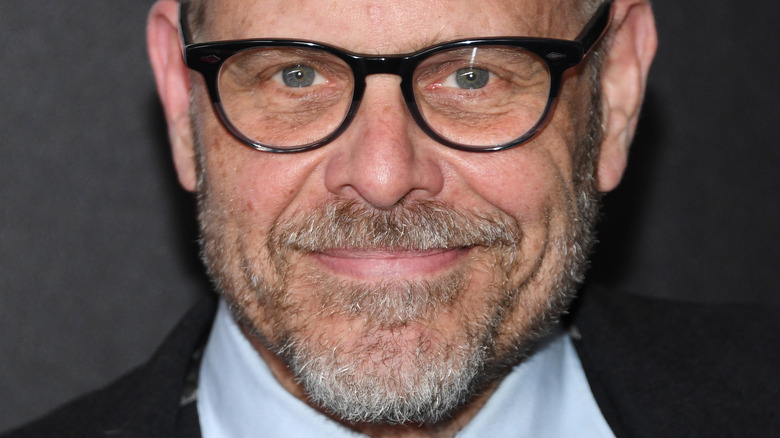 Alton Brown wearing glasses