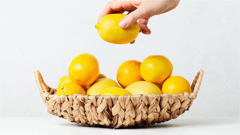 basket of lemons