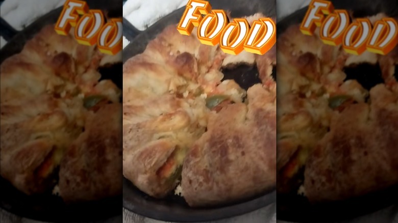 DiGiorno pizza skillet dumpling