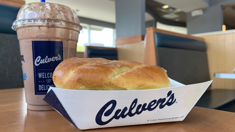 Culver's sandwich and concrete mixer