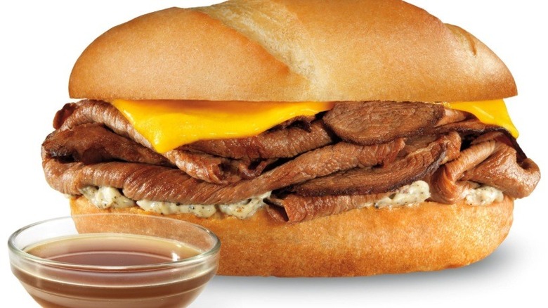 Culver's prime rib sandwich
