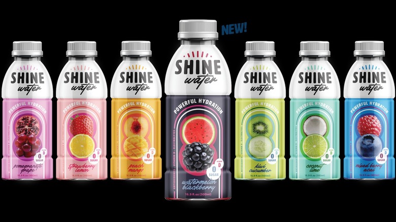 Various bottles of ShineWater
