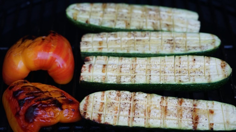 crosshatched zucchini