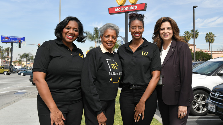 Compton McDonald's family owners with executive