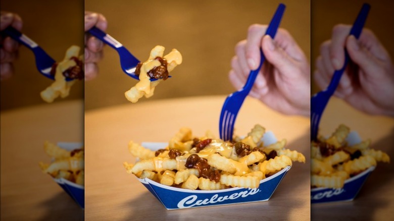 Culver's chili cheddar fries
