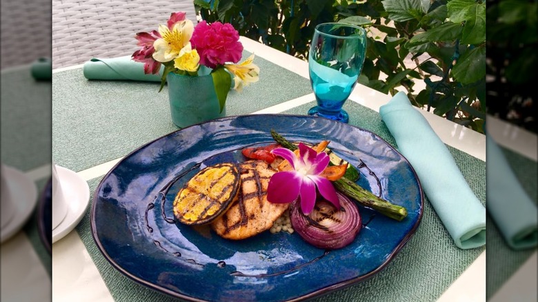 Plate of fish from Mediterrano