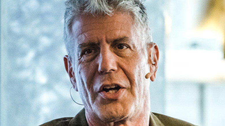 Anthony Bourdain speaking 