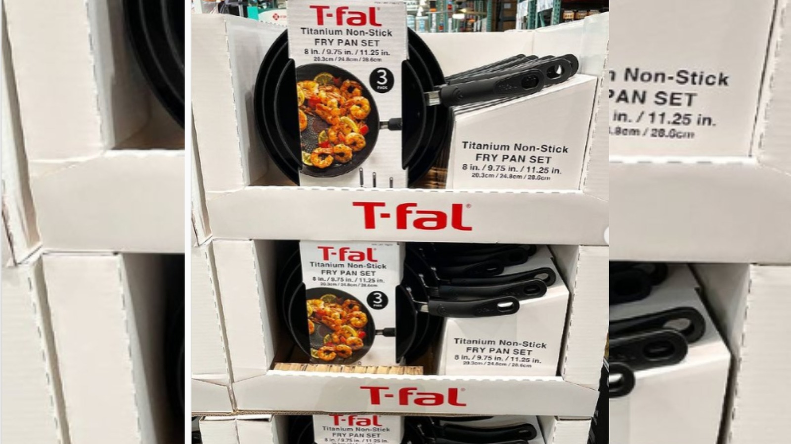 T-fal Non-Stick 3-piece Fry Pan Set