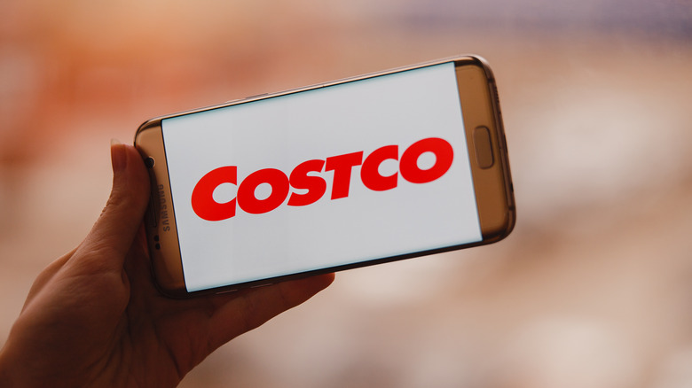 Costco logo on a phone 