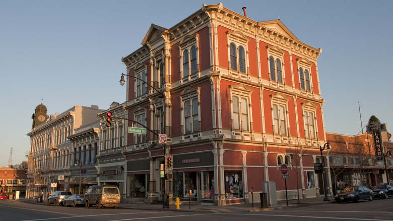 Buildings in Petaluma, California