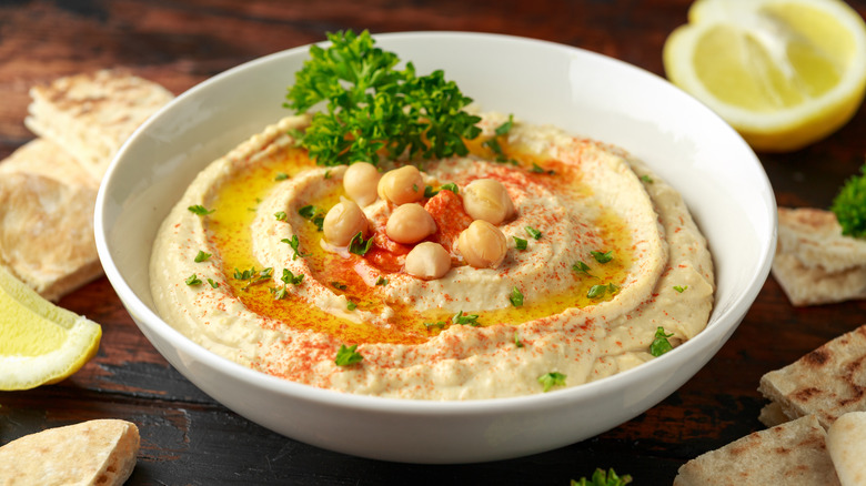 Bowl of hummus