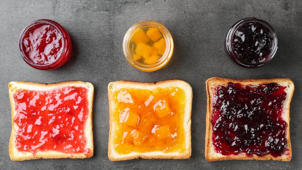 jam on toast