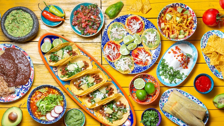 Mexican festive food