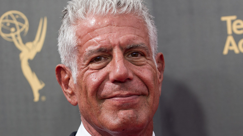 Anthony Bourdain closeup