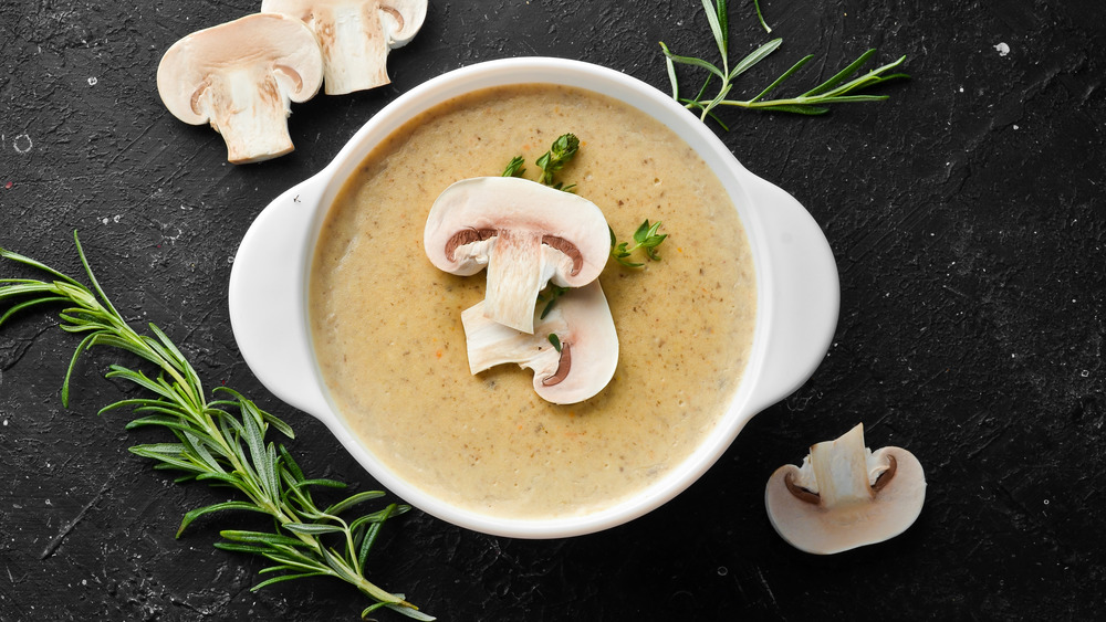 Cream of mushroom soup