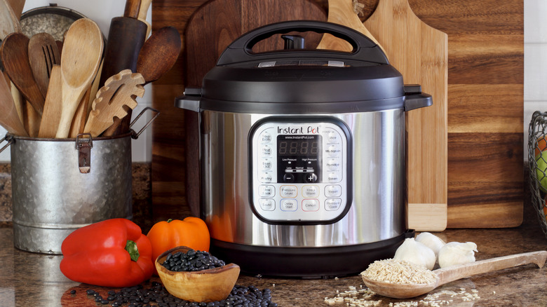 instant pot on counter