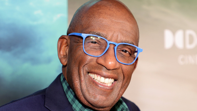 Closeup of Al Roker in blue glasses