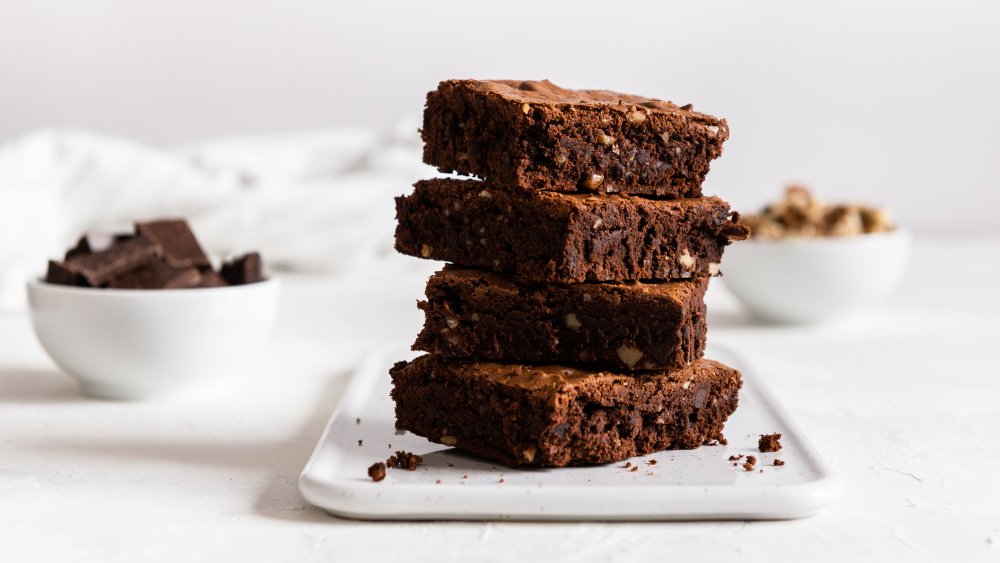 stack of brownies 