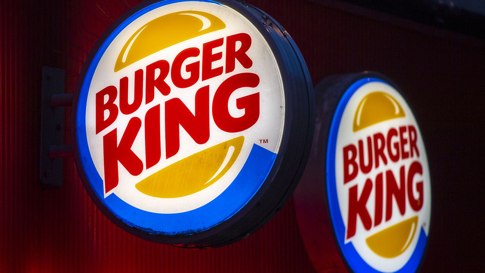 Burger King logo in circular shape