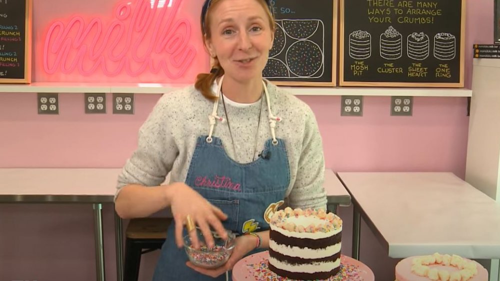 Christina Tosi and her cake