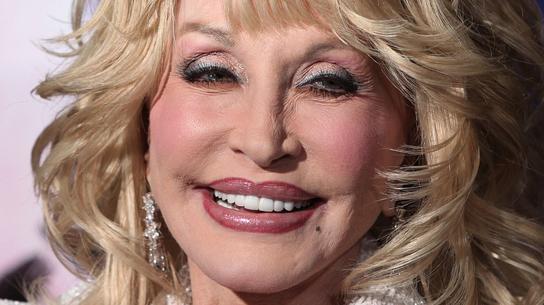 Dolly Parton smiling