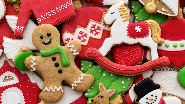 Assorted Christmas cookies