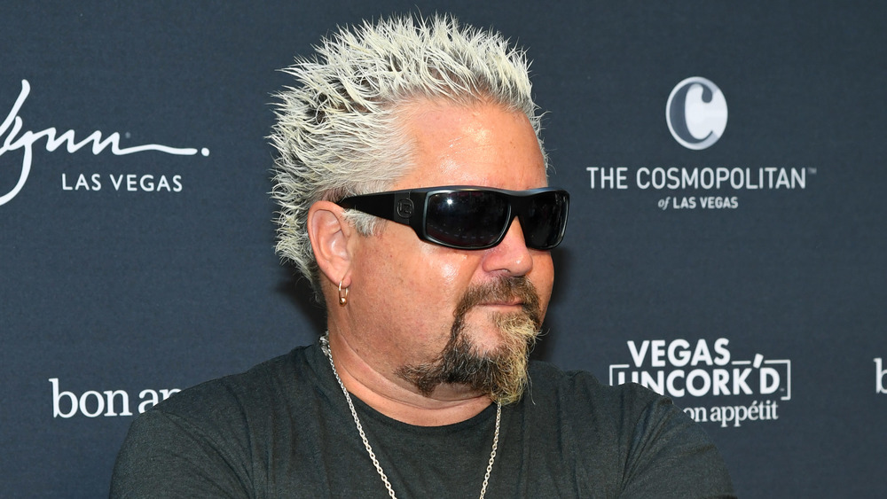 Guy Fieri wearing sunglasses