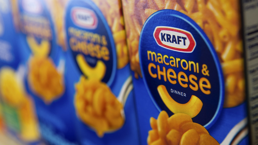 Kraft Macaroni & Cheese boxes