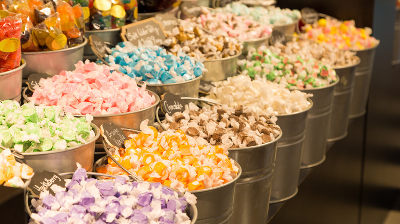 Salt water taffy flavors