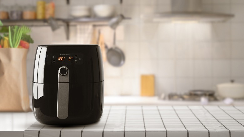 Air fryer on a counter