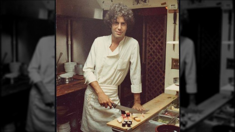 Young Anthony Bourdain struggled financially