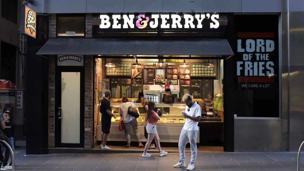 Ben & Jerry's storefront