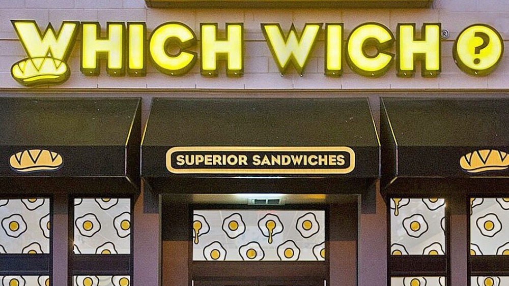 Glowing Which Wich sign