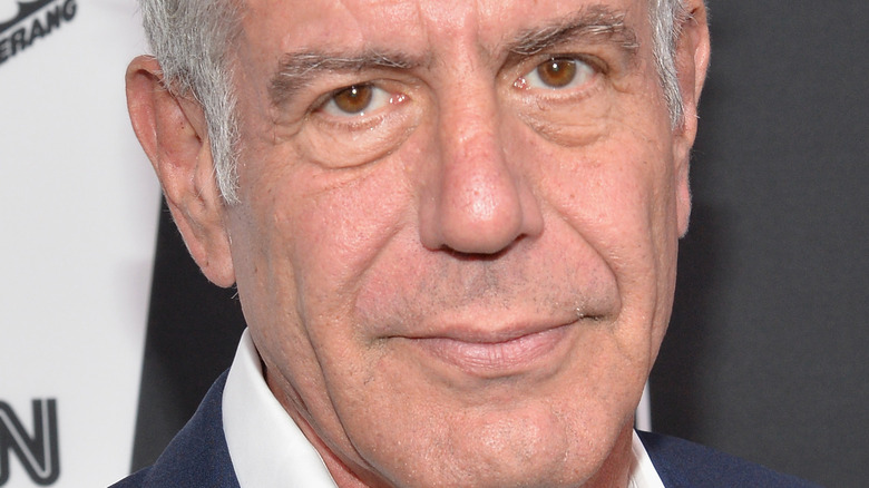 Closeup image of Anthony Bourdain